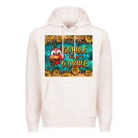 Pale Pink gooble til you wobble tumbler Premium Hoodie - BundleAndBundleShop
