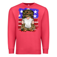 Cardinal military gnomes boots american flag Premium Sweatshirt - Artiststas