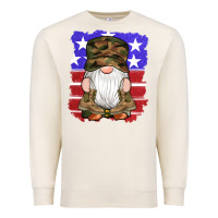Sandshell military gnomes boots american flag Premium Sweatshirt - Artiststas