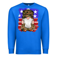 True Royal military gnomes boots american flag Premium Sweatshirt - Artiststas