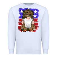 White military gnomes boots american flag Premium Sweatshirt - Artiststas