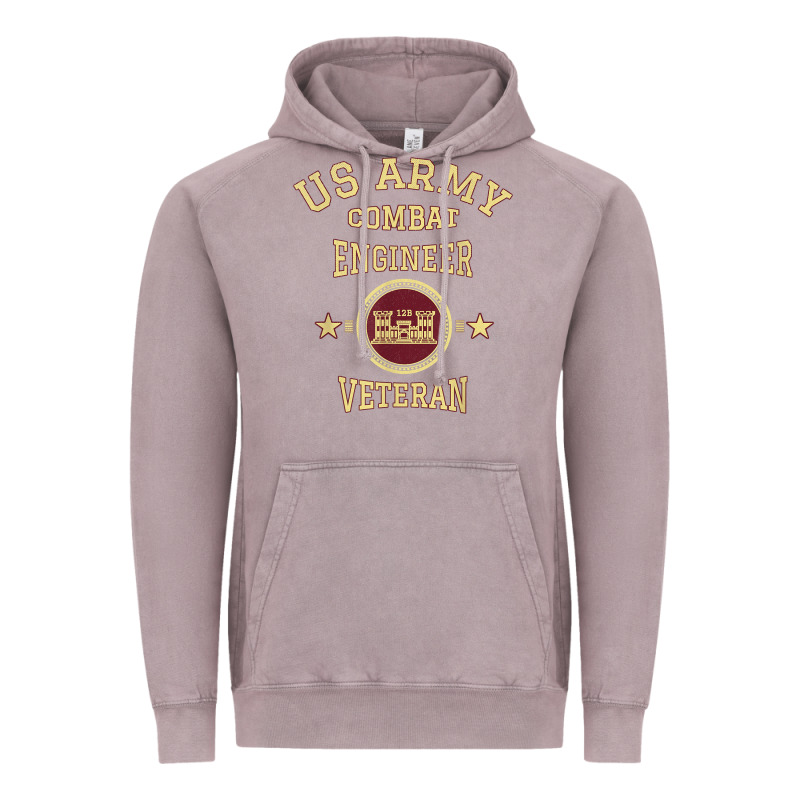 Us Army Combat Engineer Combat Engineer Veteran Gift Vintage Hoodie by minhPixels | Teevron