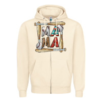 Sandshell baseball mama Zipper Hoodie - CowhideDigitalArt