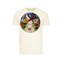 Vintage Arctic Christmas Charolais Calf Black Angus Bull And Roos Vintage Tee - RanaPortraitStore