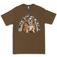 Cacao english bulldog rainbow Premium Tee - BarkalooDesign