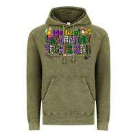 Vintage Olive medical laboratory technician mardi gras Vintage Hoodie - CowGirlArtShop