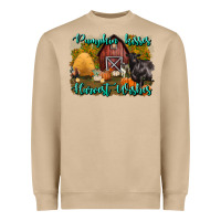 Mushroom pumpkin kisses harvest wishes Heavyweight Sweatshirt - BundleAndBundleShop