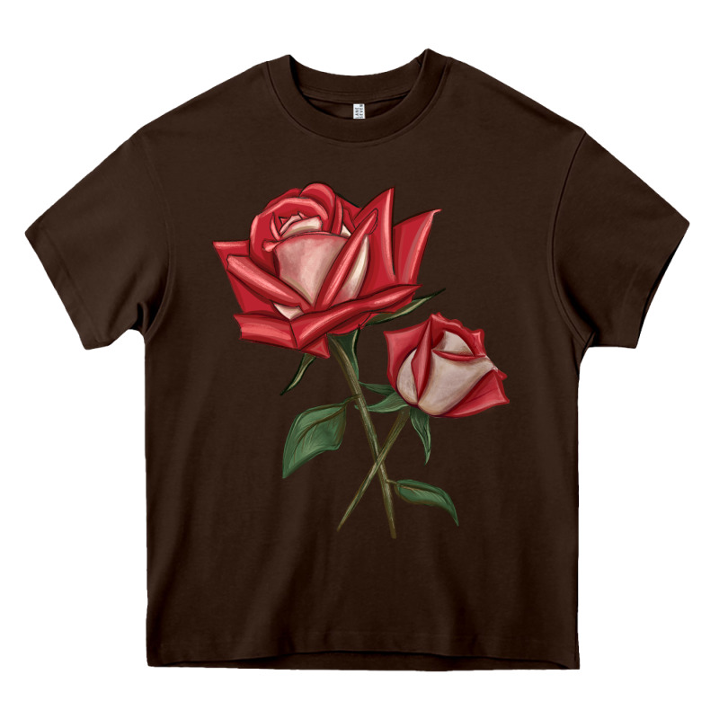 Love Rose Heavy Core Tee by LillyAllenDesigns | Teevron
