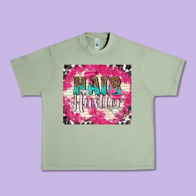Hair Hustler With Elements Urban Heavy Tee Designed By Tumblerdesignbyshophia