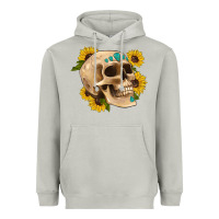 Moon Dust skull flowers and gemstone Heavyweight Hoodie - Artiststas