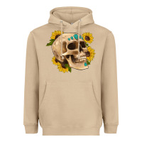 Mushroom skull flowers and gemstone Heavyweight Hoodie - Artiststas