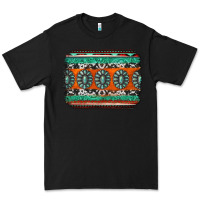 Black turquoise western background Premium Tee - Jasminsmagicworld