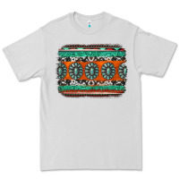 Dove Grey turquoise western background Premium Tee - Jasminsmagicworld