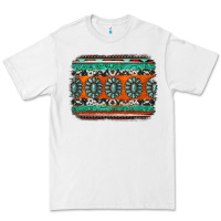 White turquoise western background Premium Tee - Jasminsmagicworld