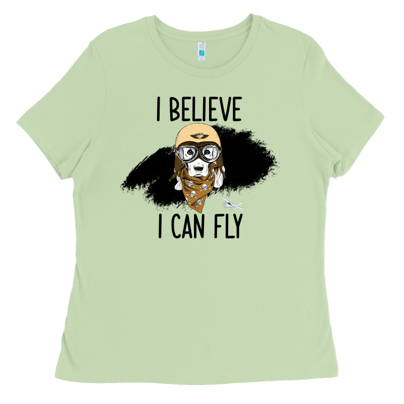 I Beleive I Can Fly, Dog, Ladies Tee by Bettercallsaul | Teevron