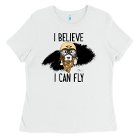 White I Beleive I Can Fly, Dog, Ladies Tee - Bettercallsaul