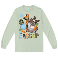 Matcha My first Easter Boy Easter Day Long Sleeve Tee - HowdyJamesFarm