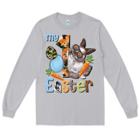 Moon Dust My first Easter Boy Easter Day Long Sleeve Tee - HowdyJamesFarm