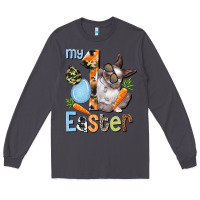 Smoke My first Easter Boy Easter Day Long Sleeve Tee - HowdyJamesFarm