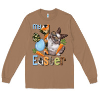 Toasted Coconut My first Easter Boy Easter Day Long Sleeve Tee - HowdyJamesFarm