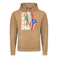 Vintage Camel Italian And Puerto Rican DNA Mix Flag Heritage Gift Vintage Hoodie - minhPixels