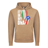 Vintage Coffee Italian And Puerto Rican DNA Mix Flag Heritage Gift Vintage Hoodie - minhPixels