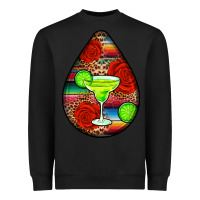 Black mexican teardrop  4 Heavyweight Sweatshirt - BundleAndBundleShop