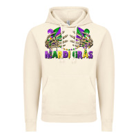 Vintage Artic mardi gras skeleton hands Vintage Hoodie - CowGirlArtShop