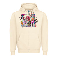 Sandshell hip hop Zipper Hoodie - CowhideDigitalArt