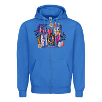 True Royal hip hop Zipper Hoodie - CowhideDigitalArt