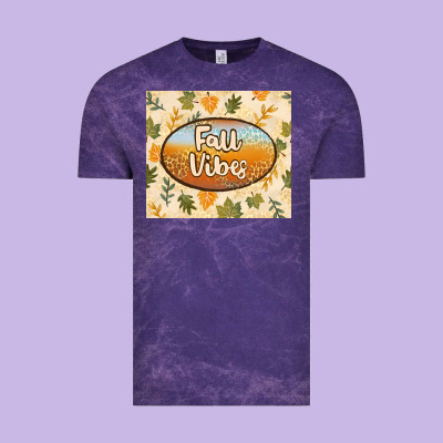 Retro Fall Vibes Vintage Tee Designed By Tumblerdesignbyshophia