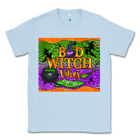 Dusty Blue bad witch vibes Classic Tee - NancyCooperArtShop