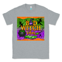 Heather Grey bad witch vibes Classic Tee - NancyCooperArtShop