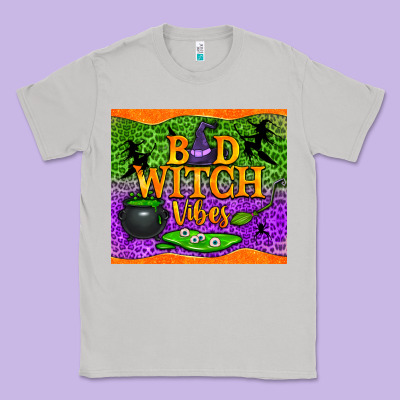 Bad Witch Vibes Classic Tee Designed By Nancycooperartshop