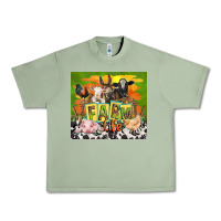 Oil Green farm life with animals Urban Heavy Tee - TumblerDesignByShophia