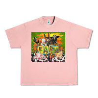 Salmon farm life with animals Urban Heavy Tee - TumblerDesignByShophia