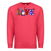 Cardinal american flag gnomes love Premium Sweatshirt - Artiststas