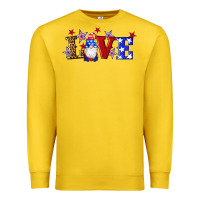 Lemon american flag gnomes love Premium Sweatshirt - Artiststas