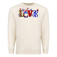 Sandshell american flag gnomes love Premium Sweatshirt - Artiststas