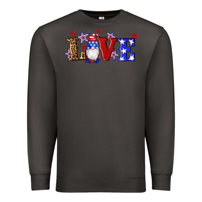 American Flag Gnomes Love Premium Sweatshirt by Artiststas | Teevron
