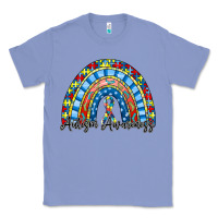 Colony Blue autism awareness rainbow Classic Tee - RacoonDesign