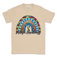 Mushroom autism awareness rainbow Classic Tee - RacoonDesign