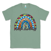 Sage autism awareness rainbow Classic Tee - RacoonDesign