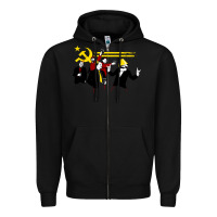 Black the communist party Zipper Hoodie - minhPixels
