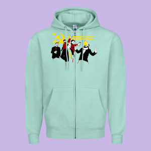 The Communist Party Zipper Hoodie Designed By Minhpixels