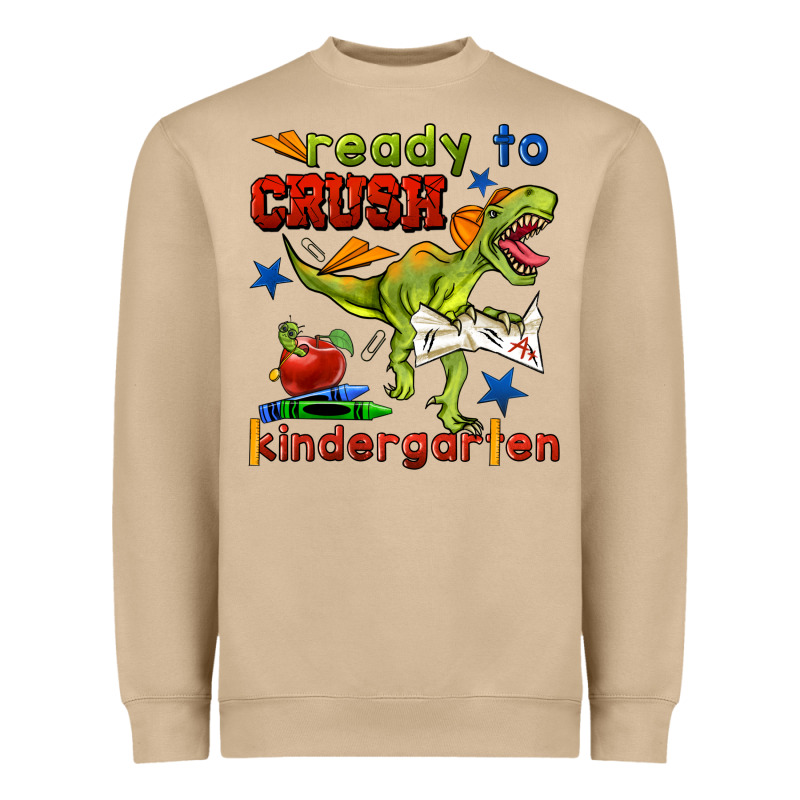 Ready To Crush Kindergarten Heavyweight Sweatshirt by BundleAndBundleShop | Teevron