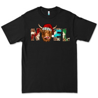 Black noel highland cow Premium Tee - Jasminsmagicworld