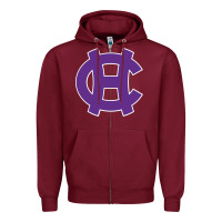 Burgundy holy cross gifts, Zipper Hoodie - minhPixels