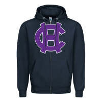 Navy holy cross gifts, Zipper Hoodie - minhPixels