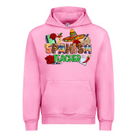 Fuchsia Pink spanish teacher Urban Hoodie - AdoDesignShop